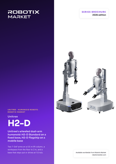 Unitree H2-D Flagship Mobile Base Wheeled Dual-Arm Humanoid Robot – Product Brochure