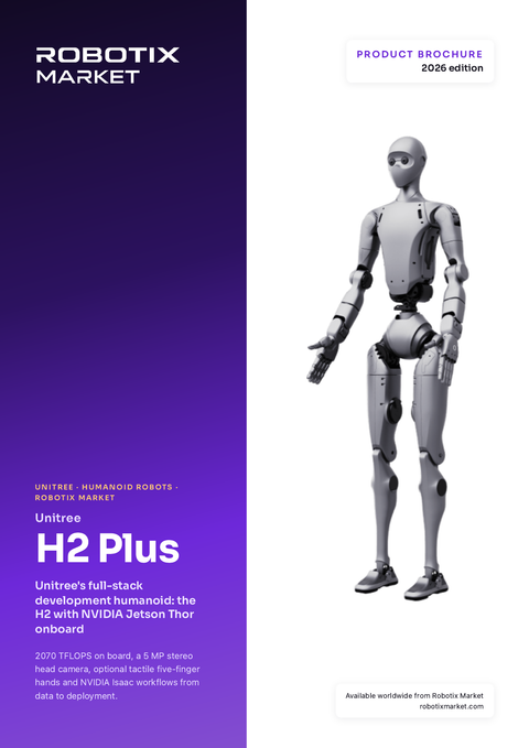 Robot humanoide Unitree H2 Plus – Folleto del producto