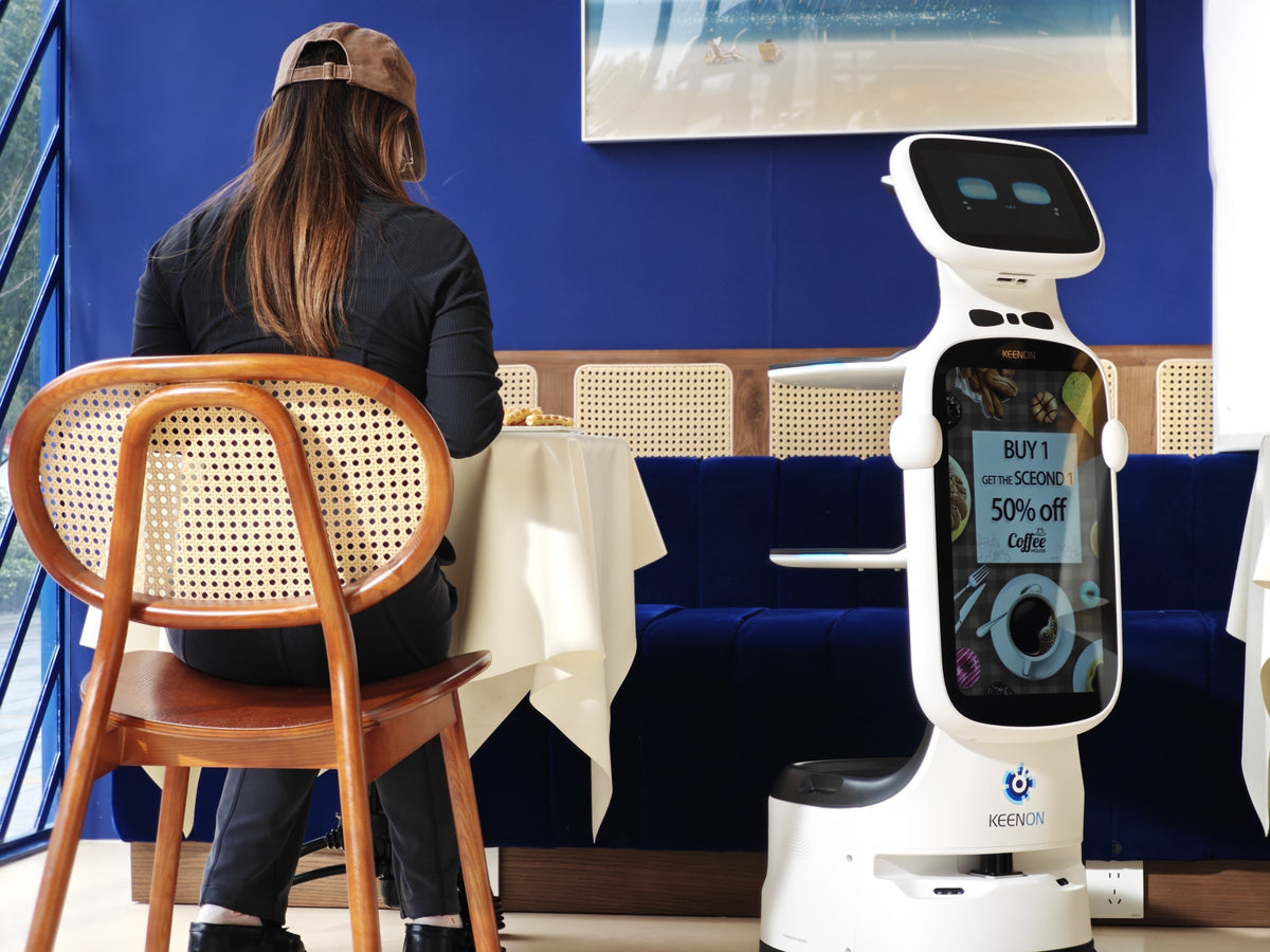 Keenon DINERBOT T11 Narrow-Aisle Delivery and Marketing Robot