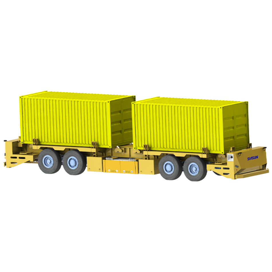 SIASUN Outdoor Trackless Guided Heavy-Payload Mobile Robot (Harbour AGV)