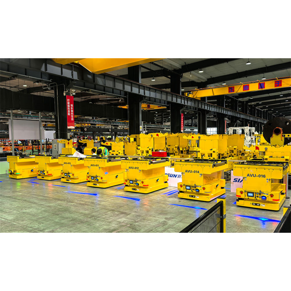 SIASUN Outdoor Trackless Guided Heavy-Payload Mobile Robot (Harbour AGV)