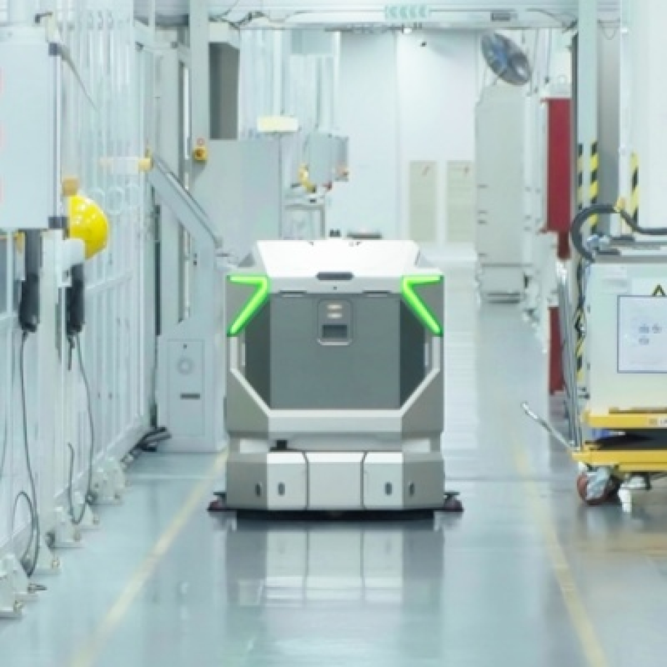 SIASUN QD450E Industrial Autonomous Floor Scrubber and Sweeper